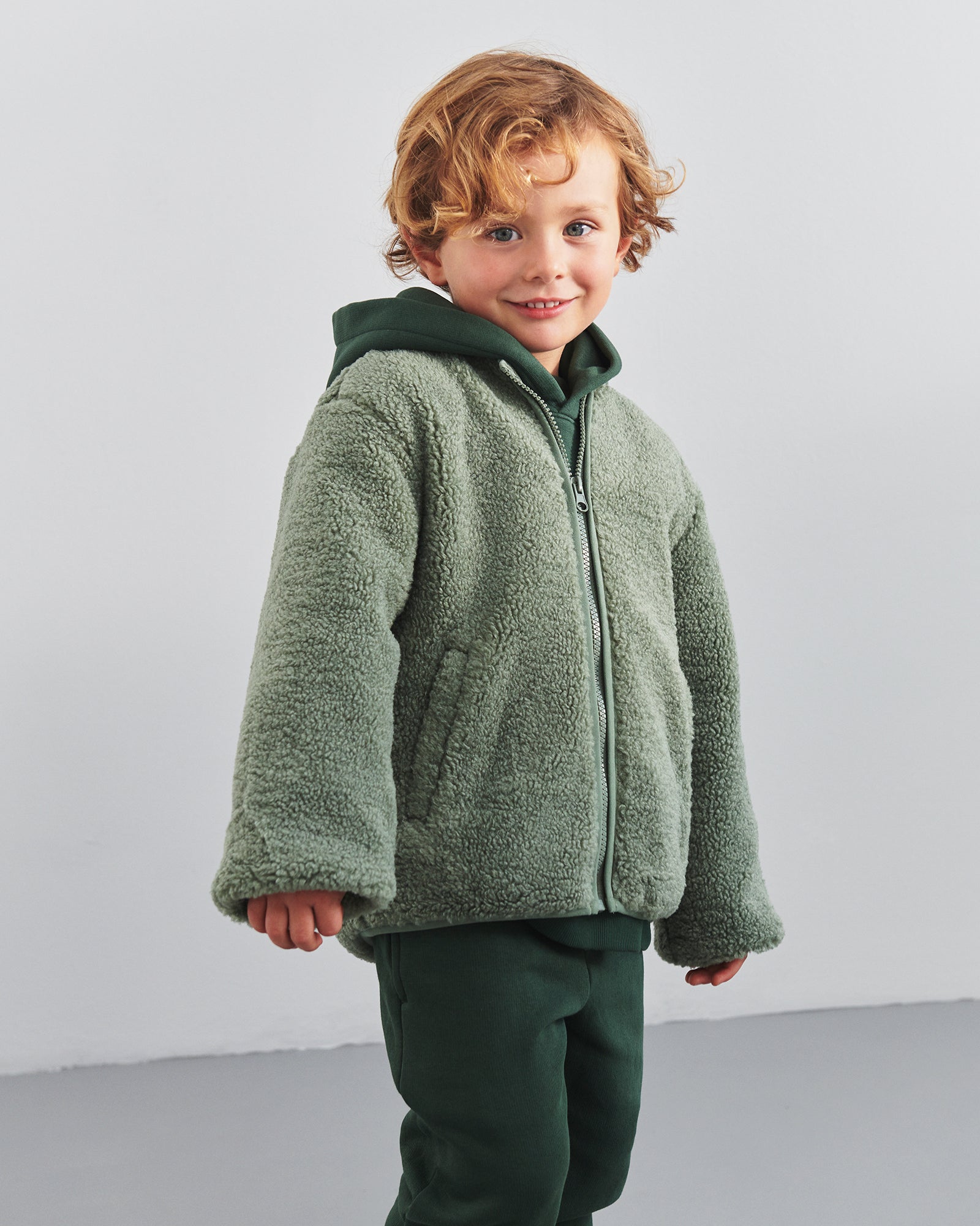 Teddy Jacket - Kids - Green