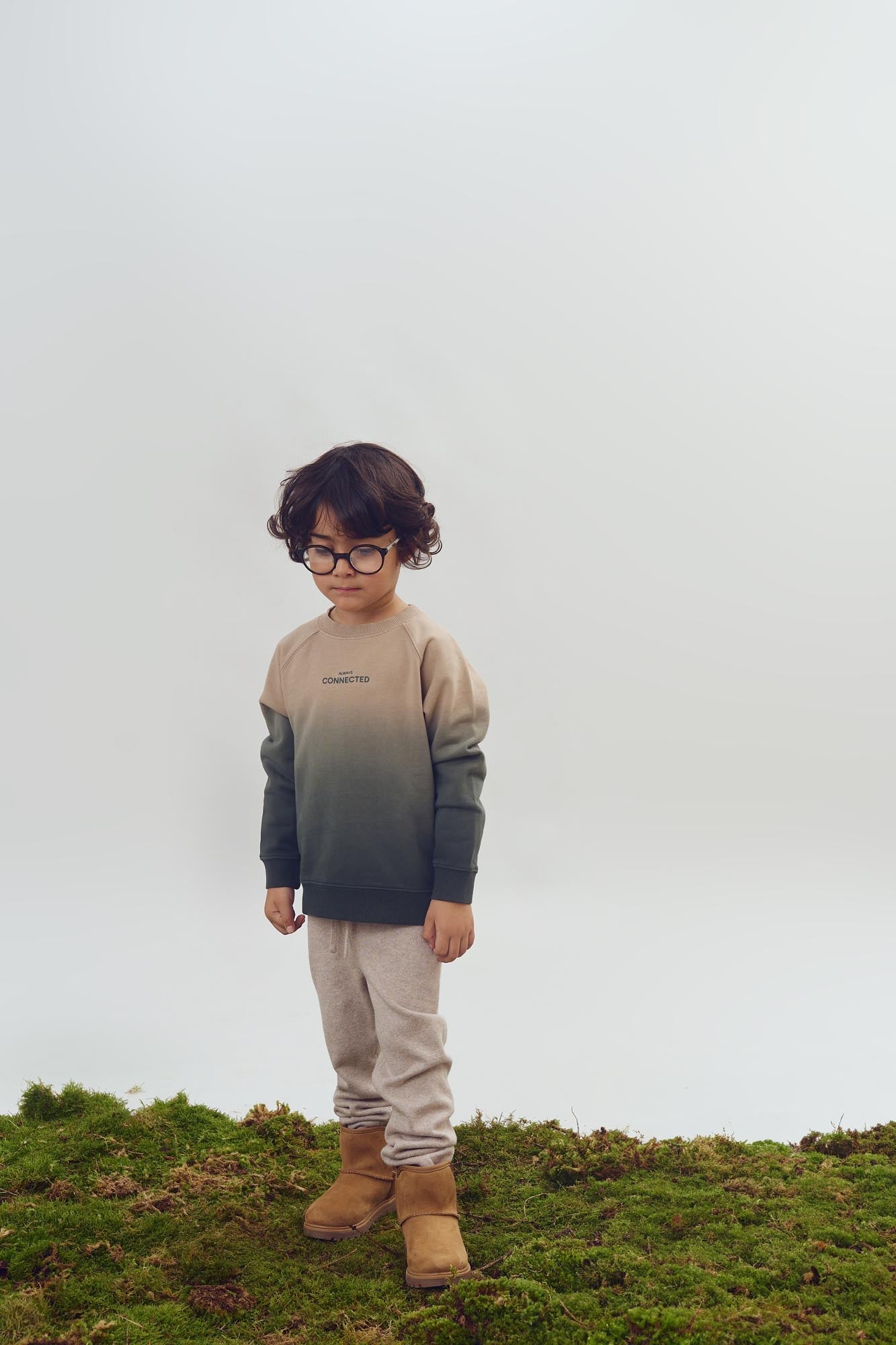 Dip-dye Sweatshirt - Kids - Blue