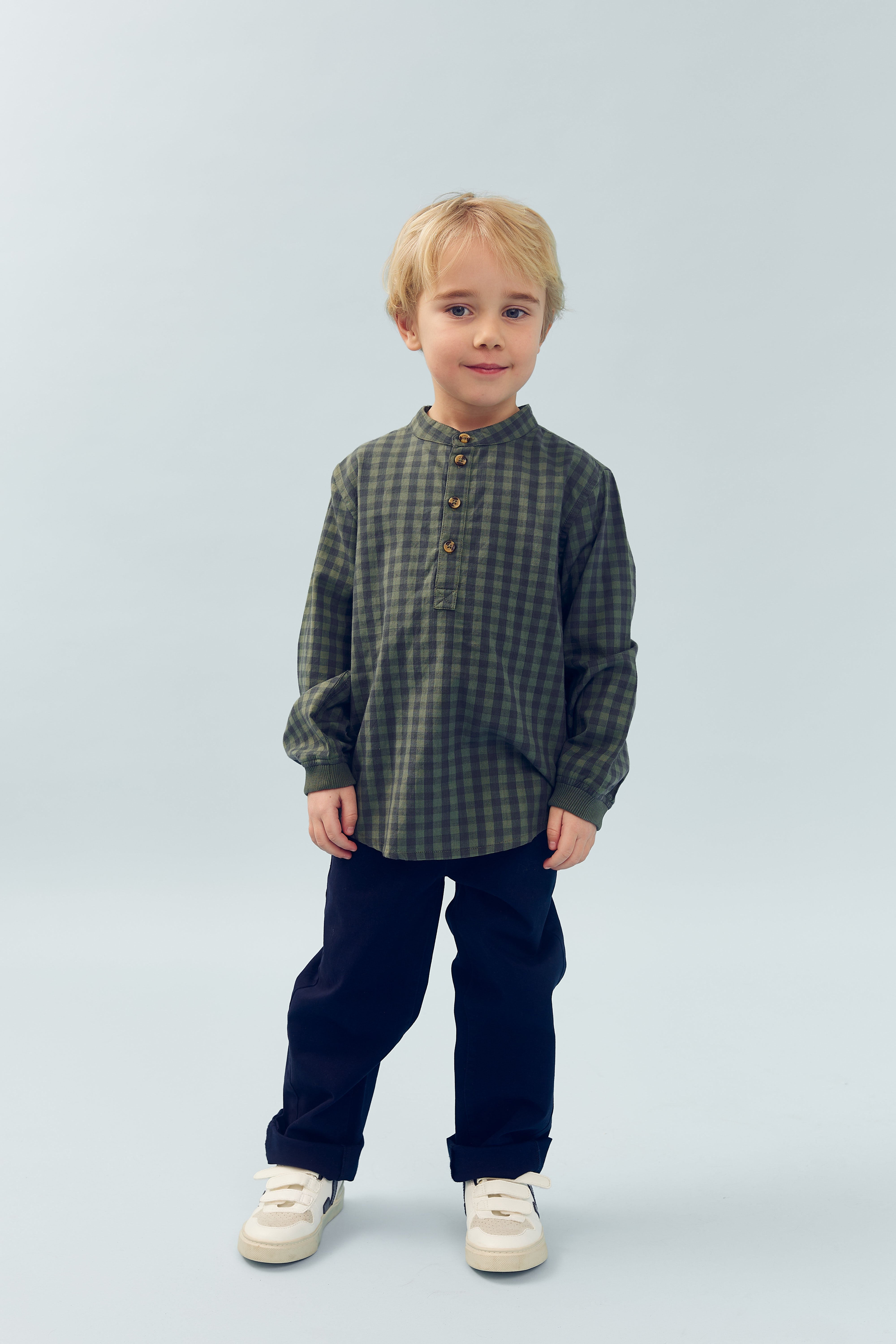 Casual Pull-on Chinos - Kids - Navy