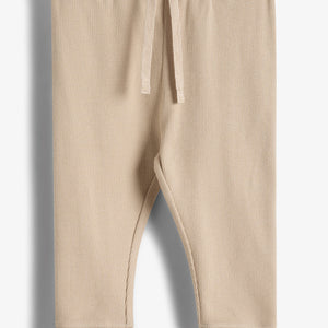 Basic Rib Trousers - Kids - Beige | 20169 Mike