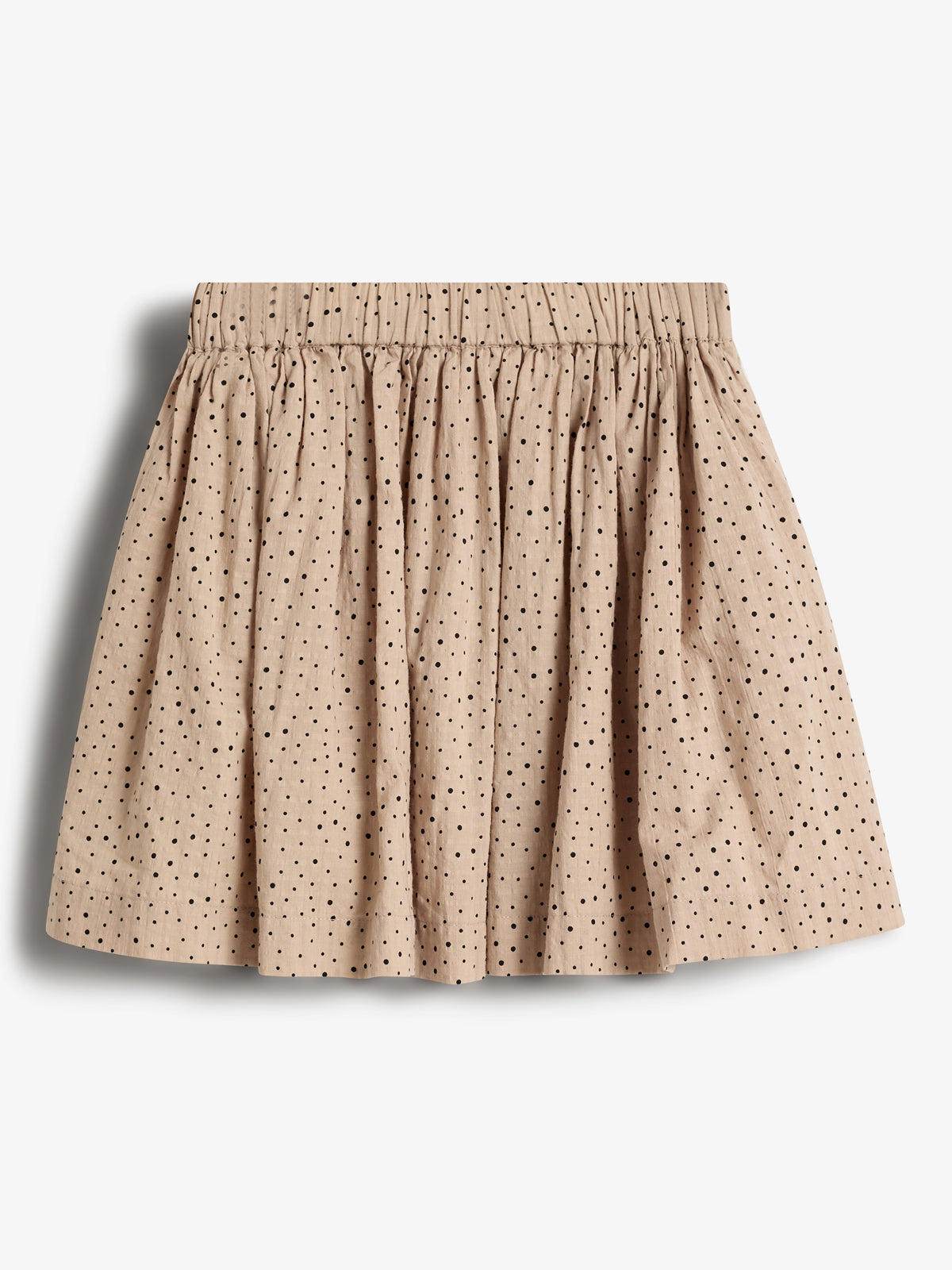 Cotton Skirt w. Micro Dots - Kids - Moonlight