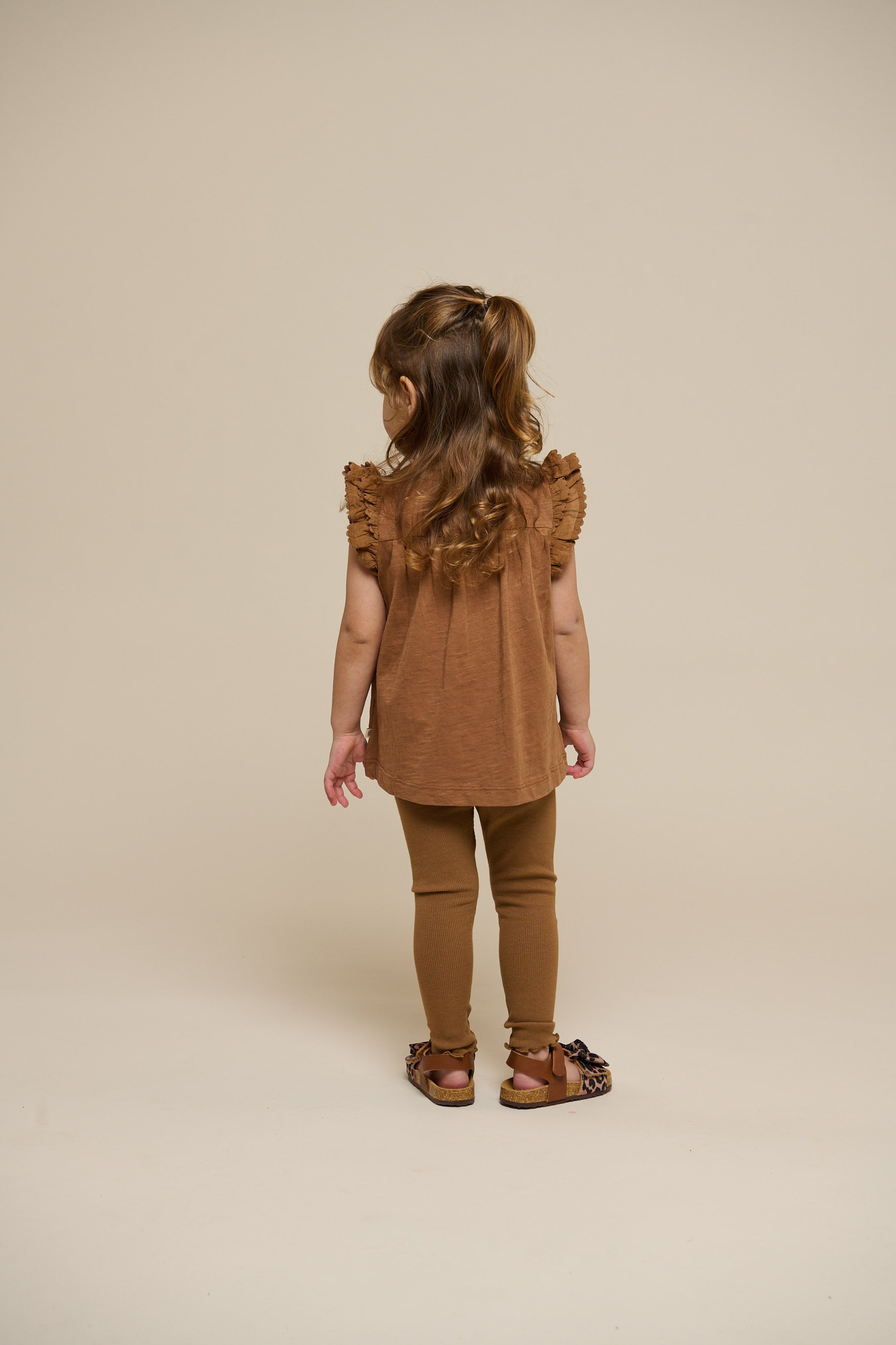 Modal Rib Leggings - Kids - Coconut | 101324 Lottie