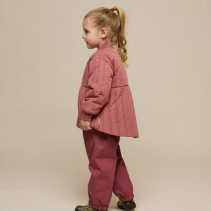 Thermal Tech Jacket - Kids - Old Rose | 101108 Elle