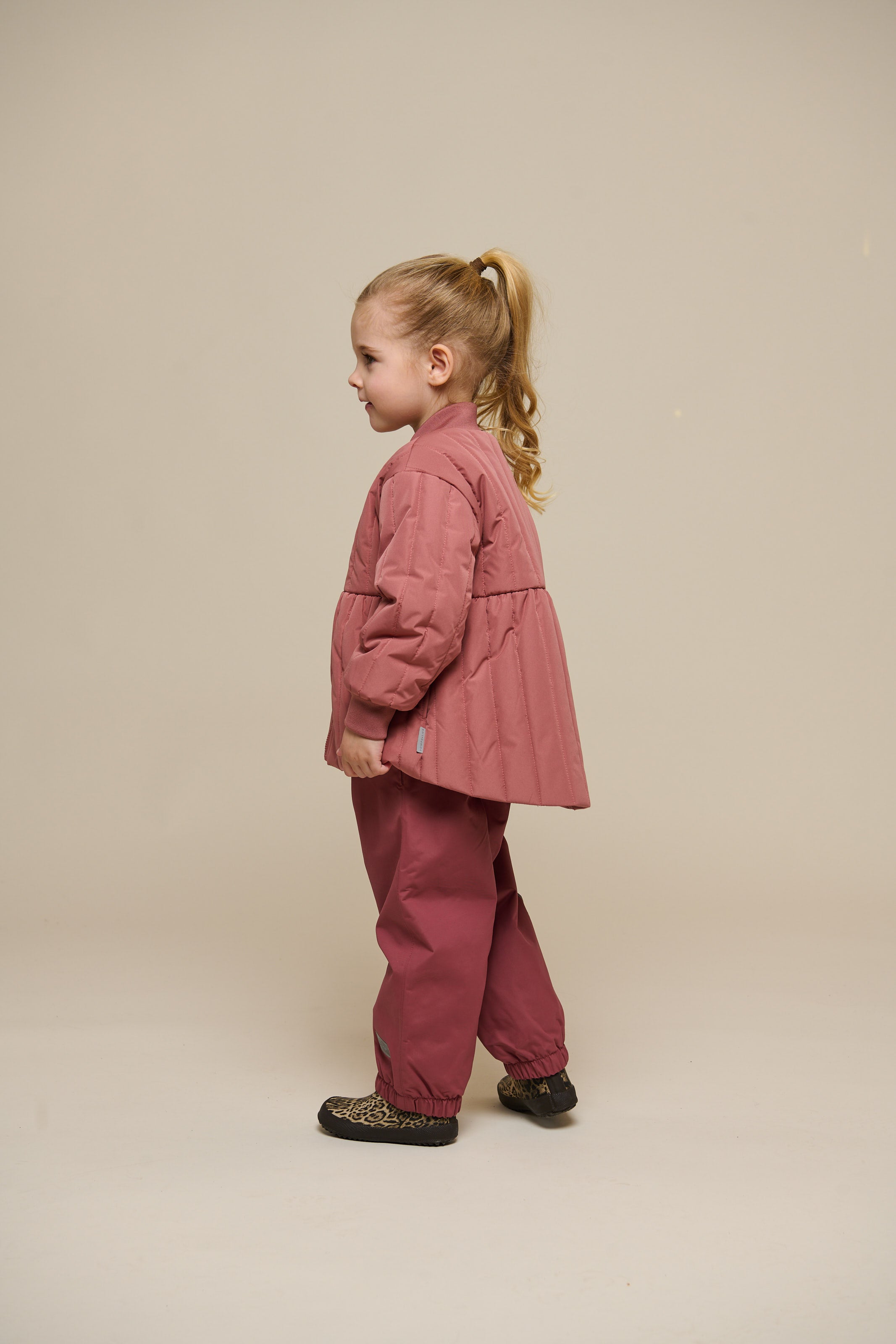 Thermal Tech Jacket - Kids - Old Rose | 101108 Elle
