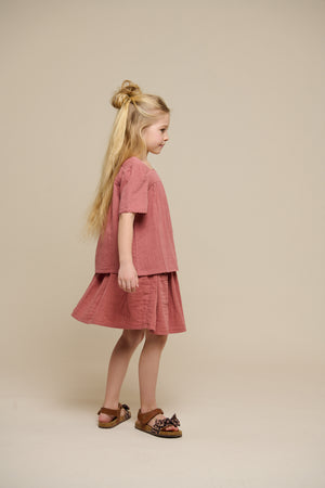 Gauze Skirt - Tween - Old Rose | 100939 Jasmine