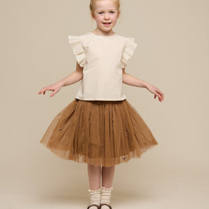 Honeybee Tulle Skirt - Tween - Coconut | 100969 Daisy