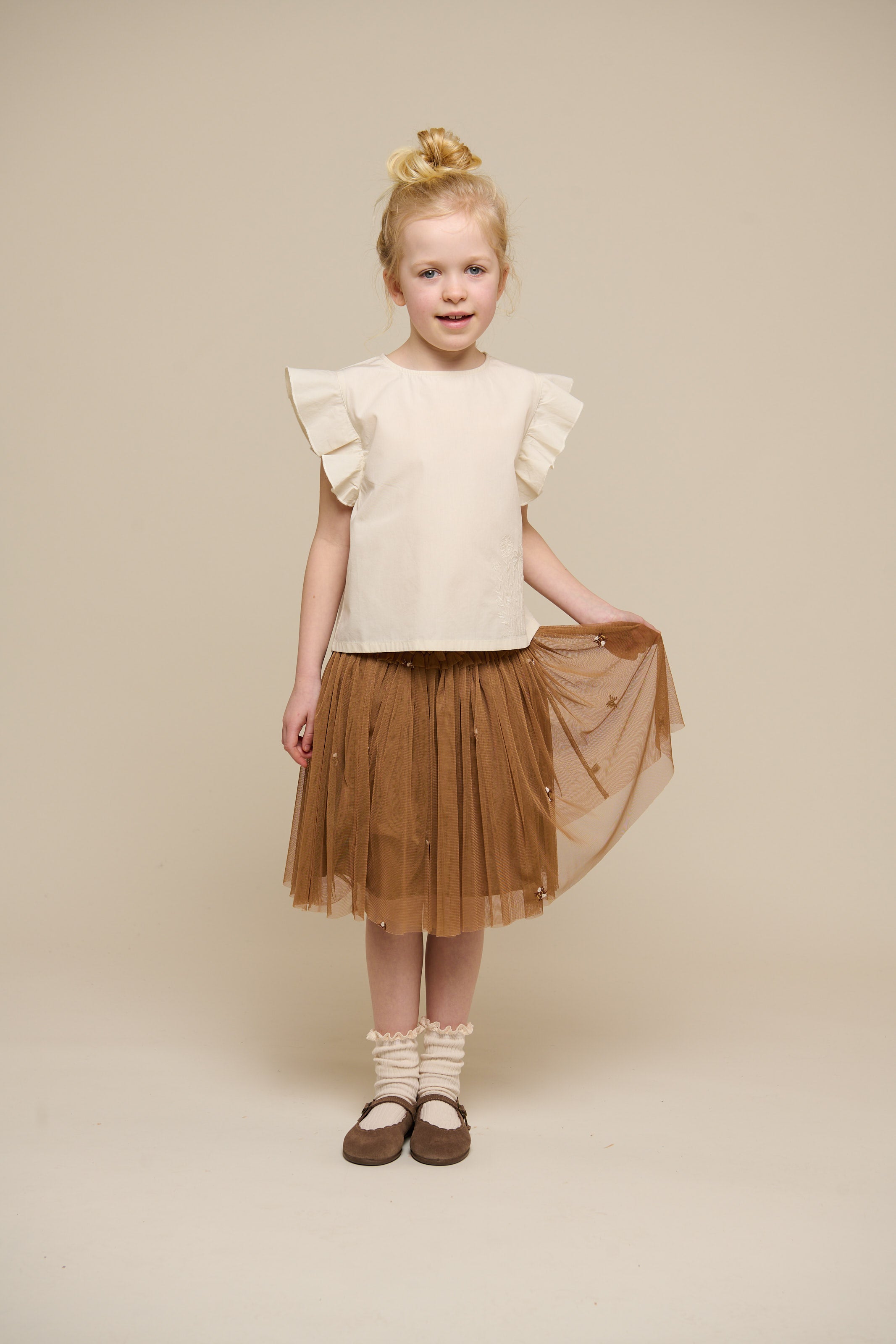 Honeybee Tulle Skirt - Tween - Coconut | 100969 Daisy
