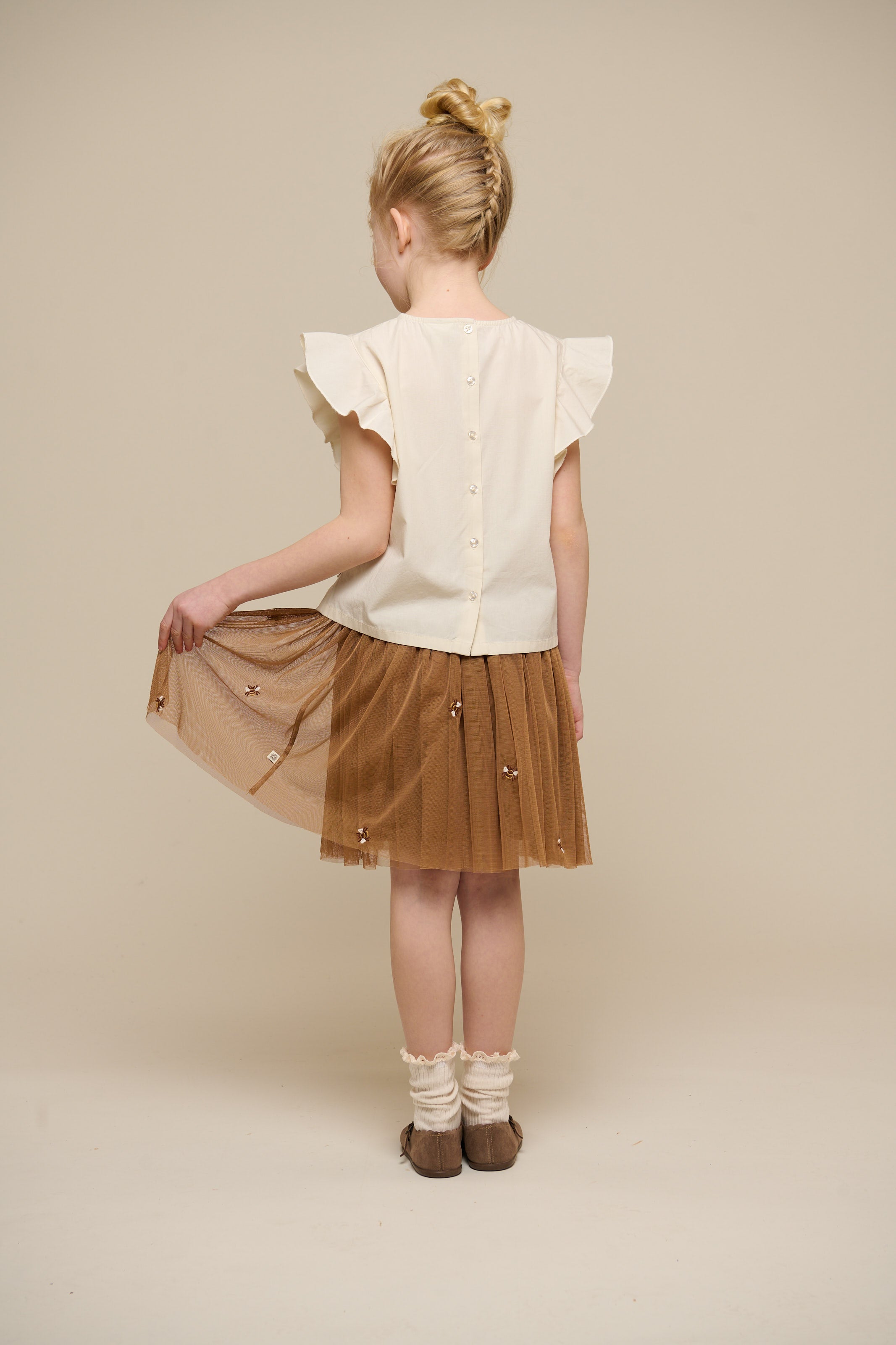 Honeybee Tulle Skirt - Tween - Coconut | 100969 Daisy