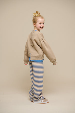 Bow Detail Sweatshirt - Tween - Caffe Latte | 100817 Ruth