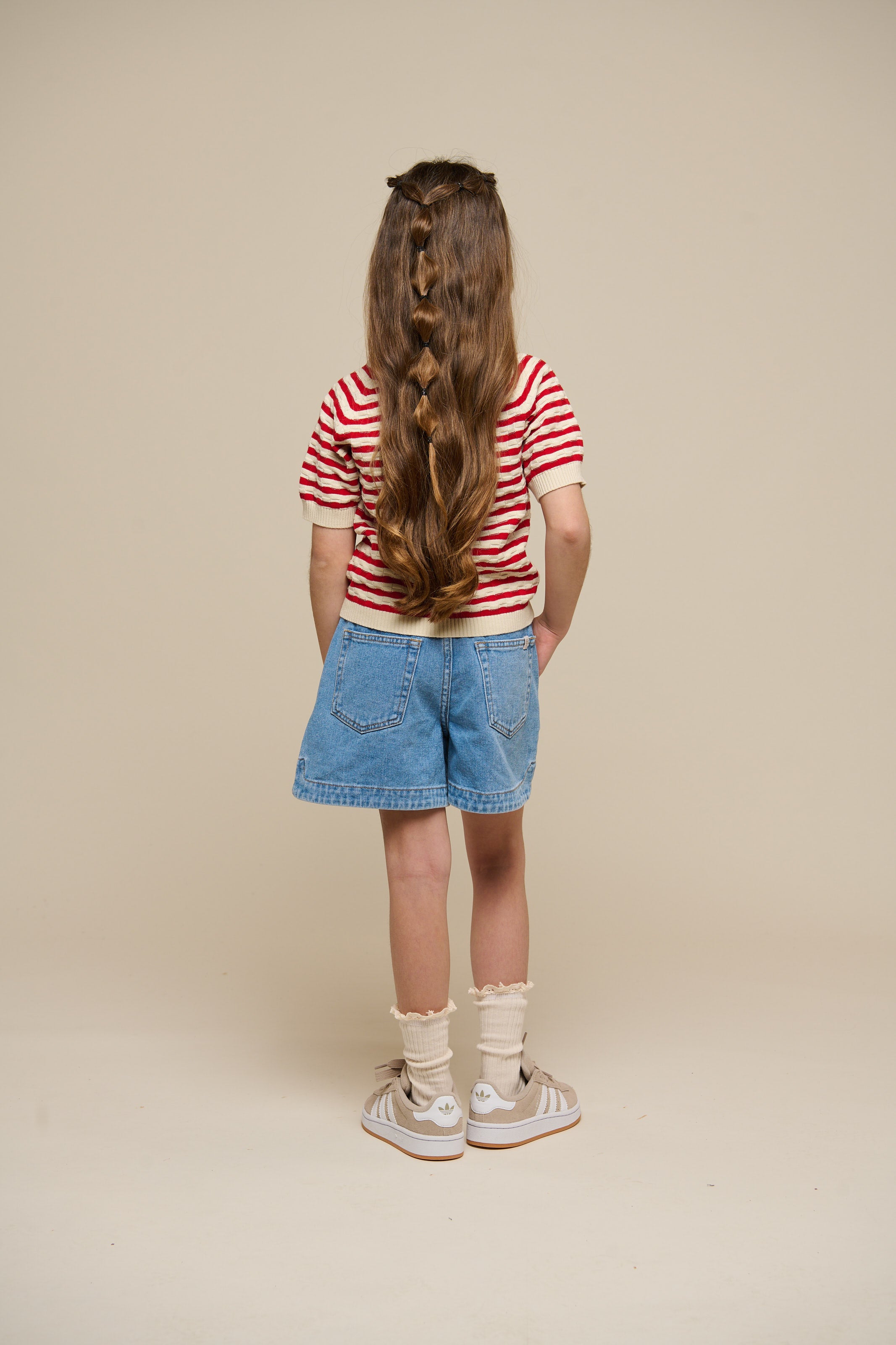 Denim Shorts - Tween - Light Blue Denim | 101017 Vera