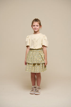 T-shirt With Embroidery - Tween - Offwhite | 101236 Amanda