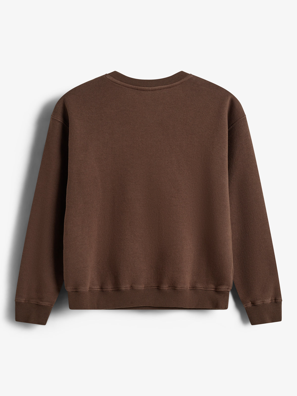 Sweatshirt w. Embroidery - Tween - Dark Earth