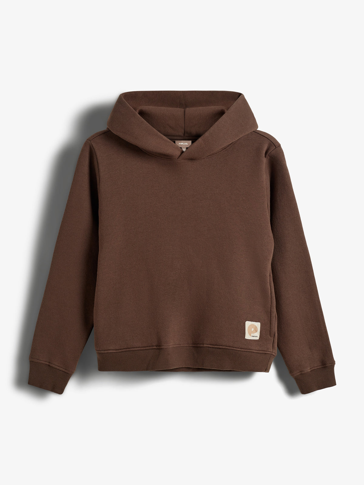 Hoodie w. Side Pocket - Tween - Dark Earth