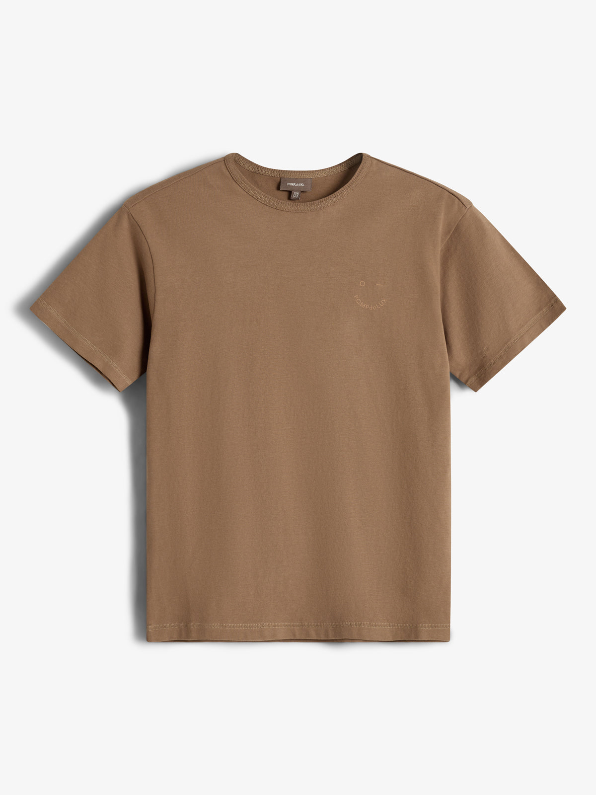 Short Sleeve T-shirt w. Back Print - Tween - Walnut