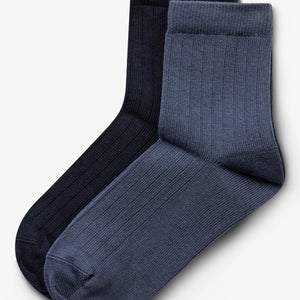 Socks 2-pack - Tween - Navy/Vintage Blue
