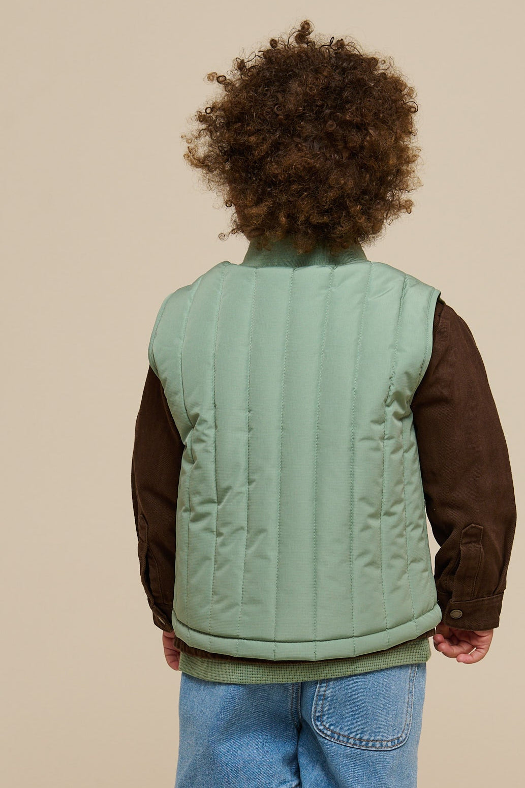 Thermal Tech Gilet - Kids - Dusty Green | 101116 Athur