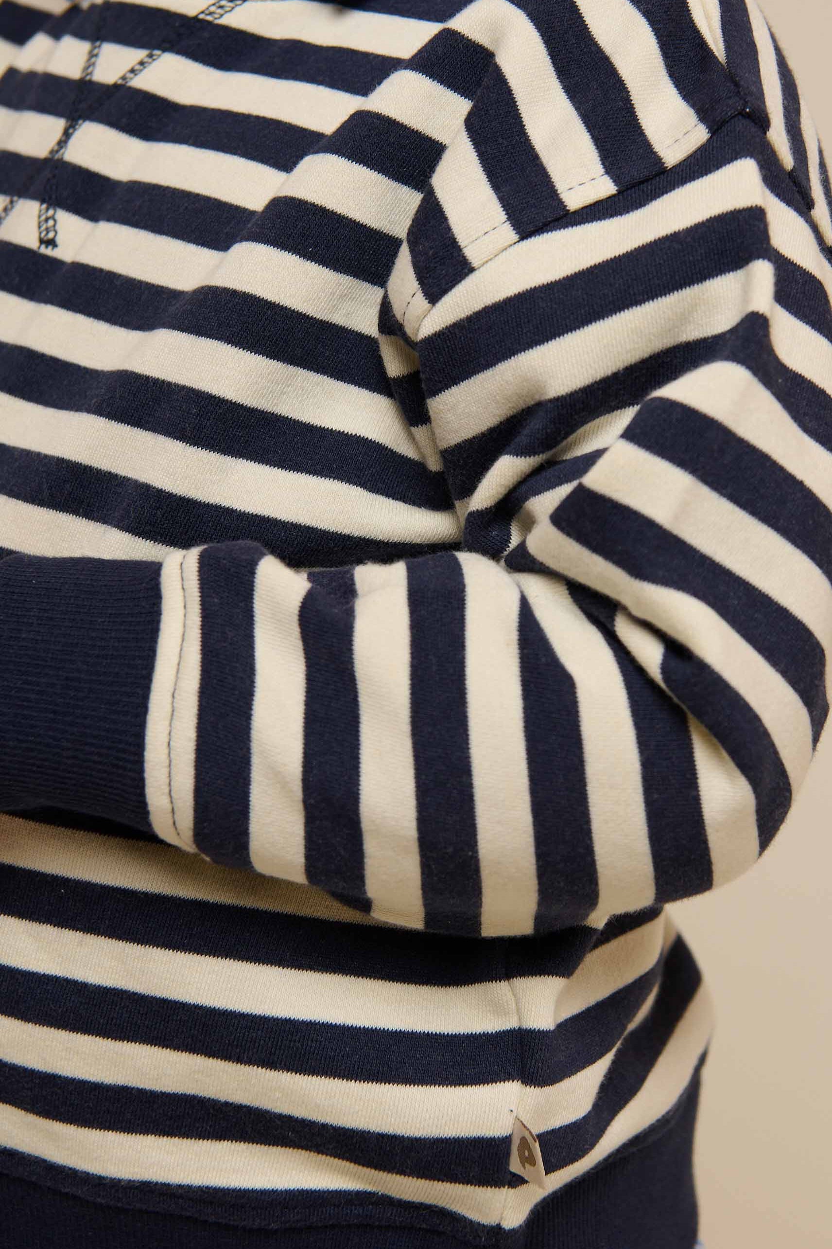 Gestreiftes Crewneck Sweatshirt - Kids - Navy Stripe | 101344 Cole