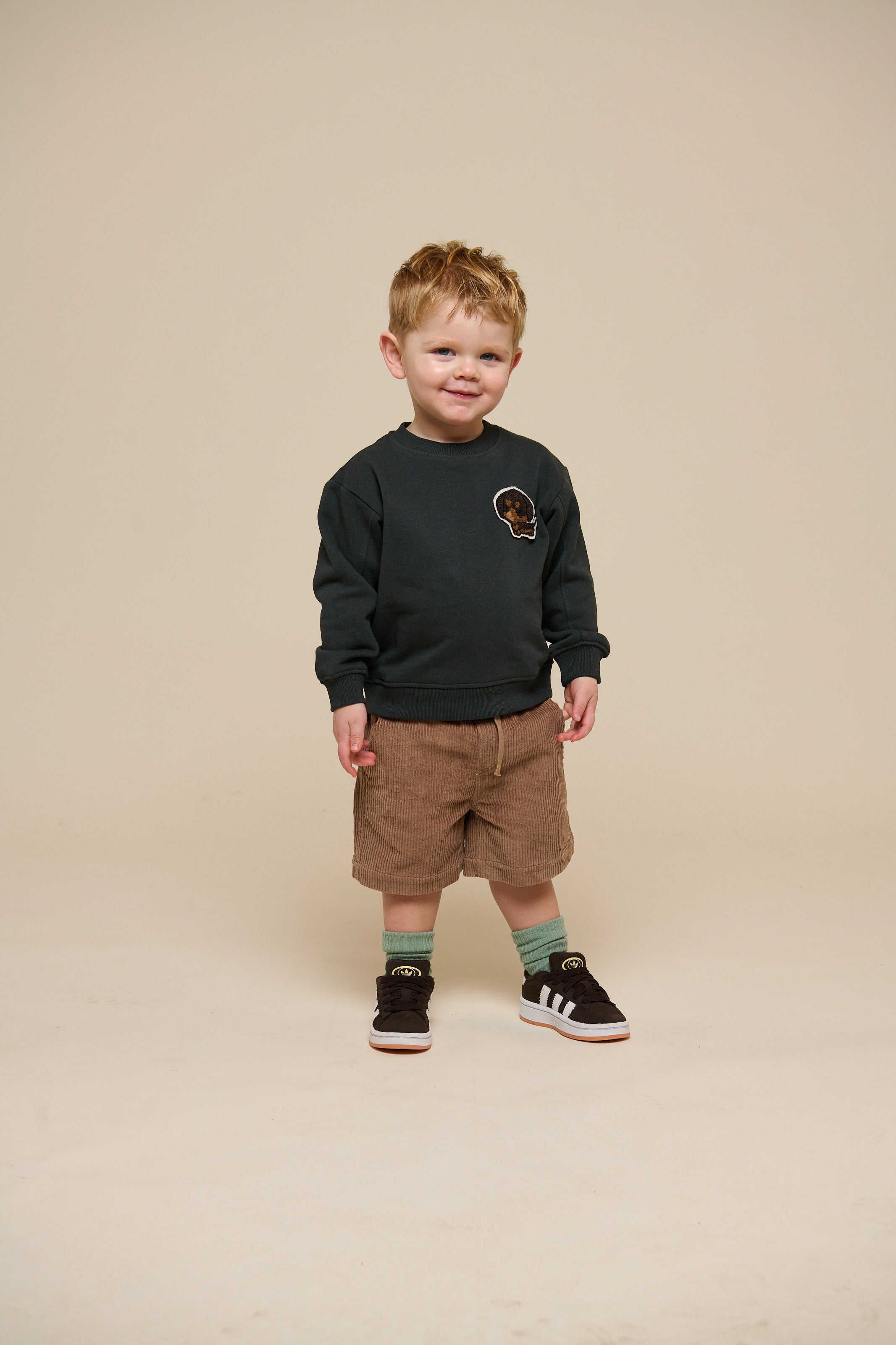 Pull-On Corduroy Shorts - Kids - Khaki | 101102 Tobias