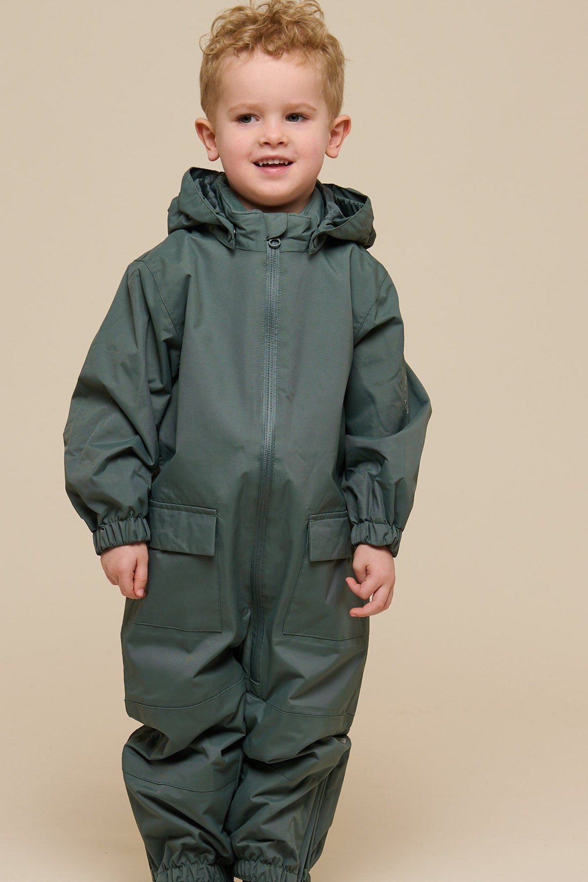 Shell Coverall - Kids - Dusty Dark Green | 100511 Dundee