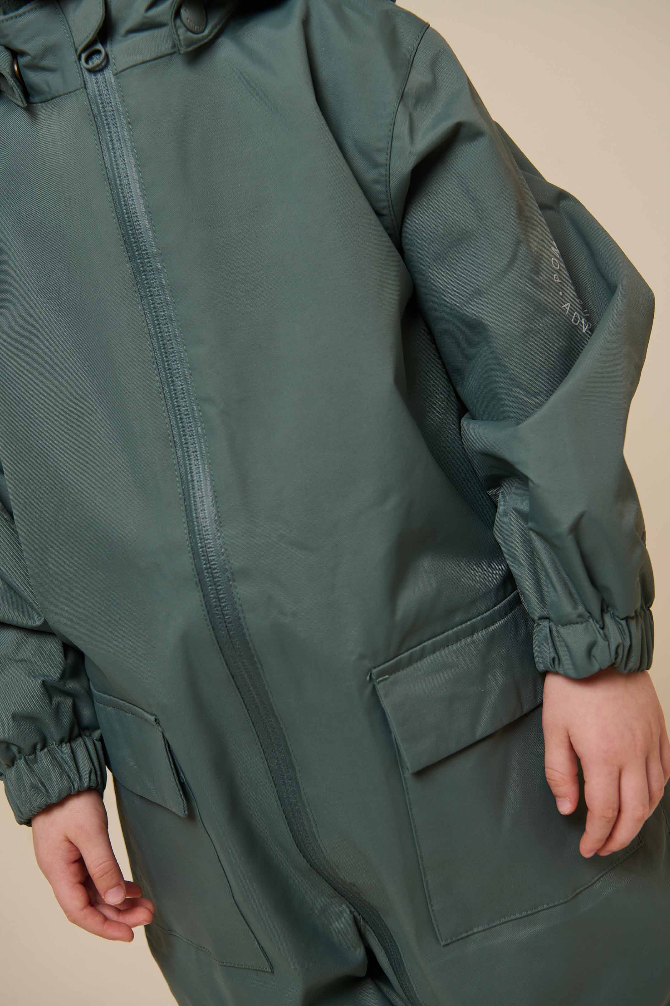 Shell Coverall - Kids - Dusty Dark Green | 100511 Dundee