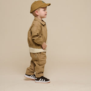 Canvas Trousers - Kids - Khaki | 101132 Isack