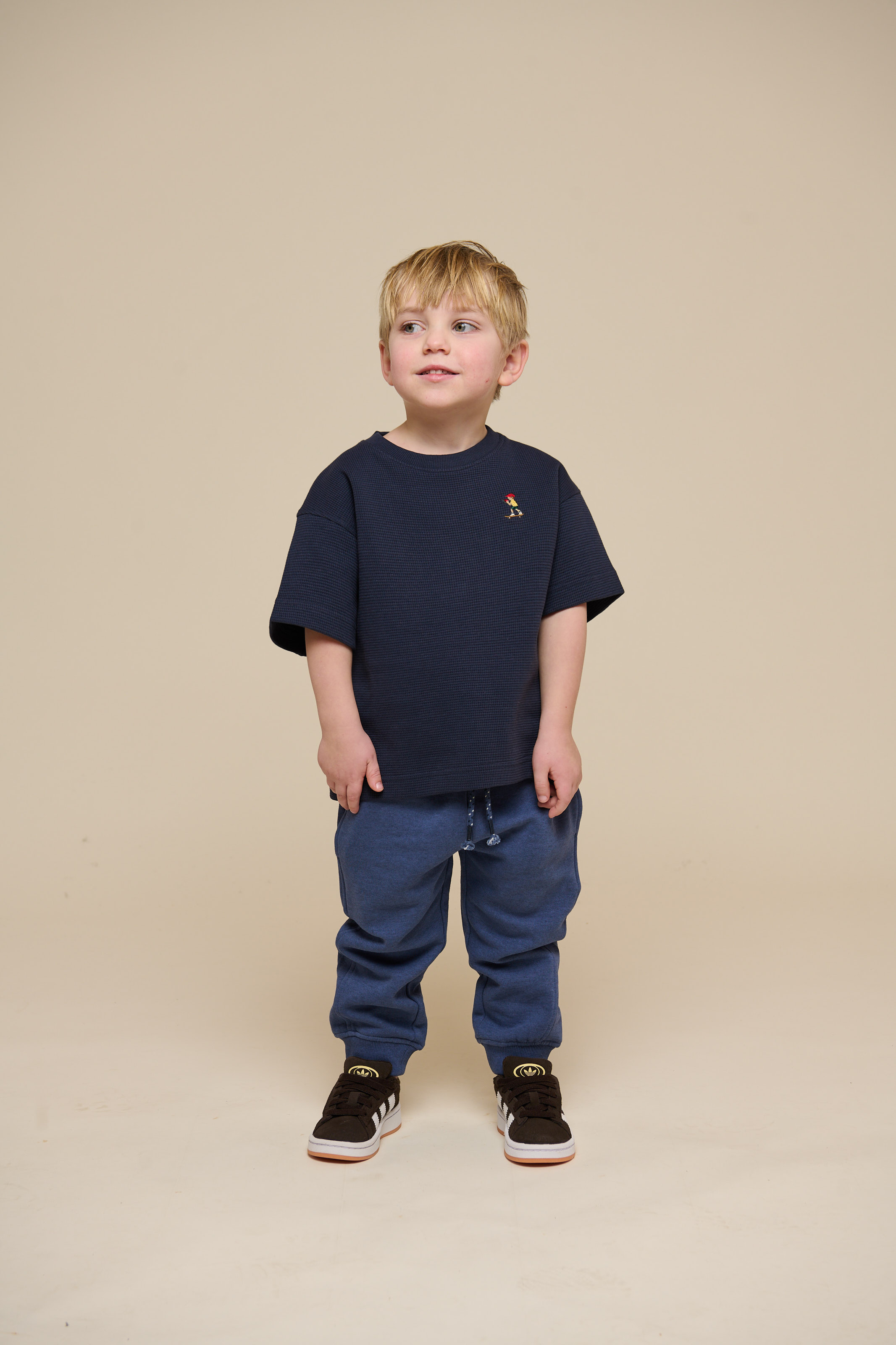 Sweat Pant - Kids - Indigo Blue Melange | 100894 Justin