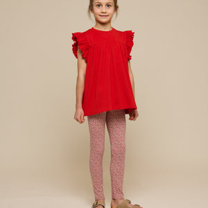 Jersey Blouse - Tween - Cherry Red | 101329 Lucia