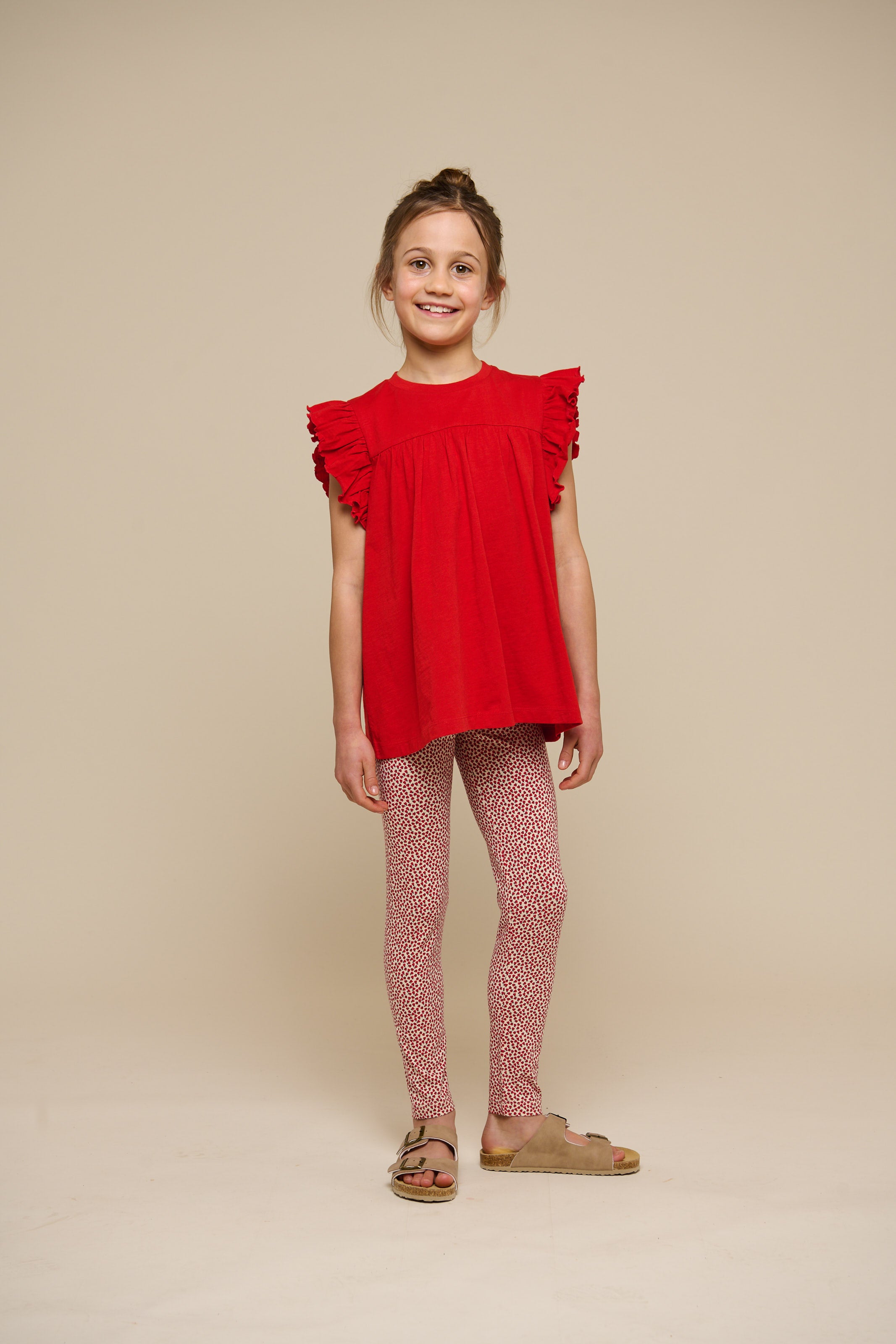 Jersey Leggings - Tween - Cherry Red | 101230 Lea