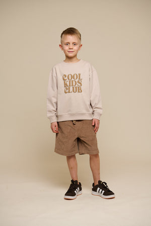 Pull-On Corduroy Shorts - Tween - Khaki | 101103 Tobias