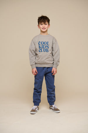 Sweat Pant - Tween - Indigo Blue Melange | 100895 Justin