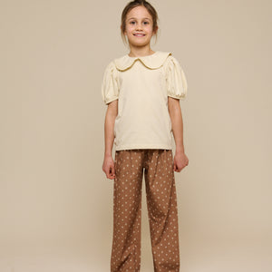 Jersey Blouse with Collar - Tween - OffWhite | 101278 Nini