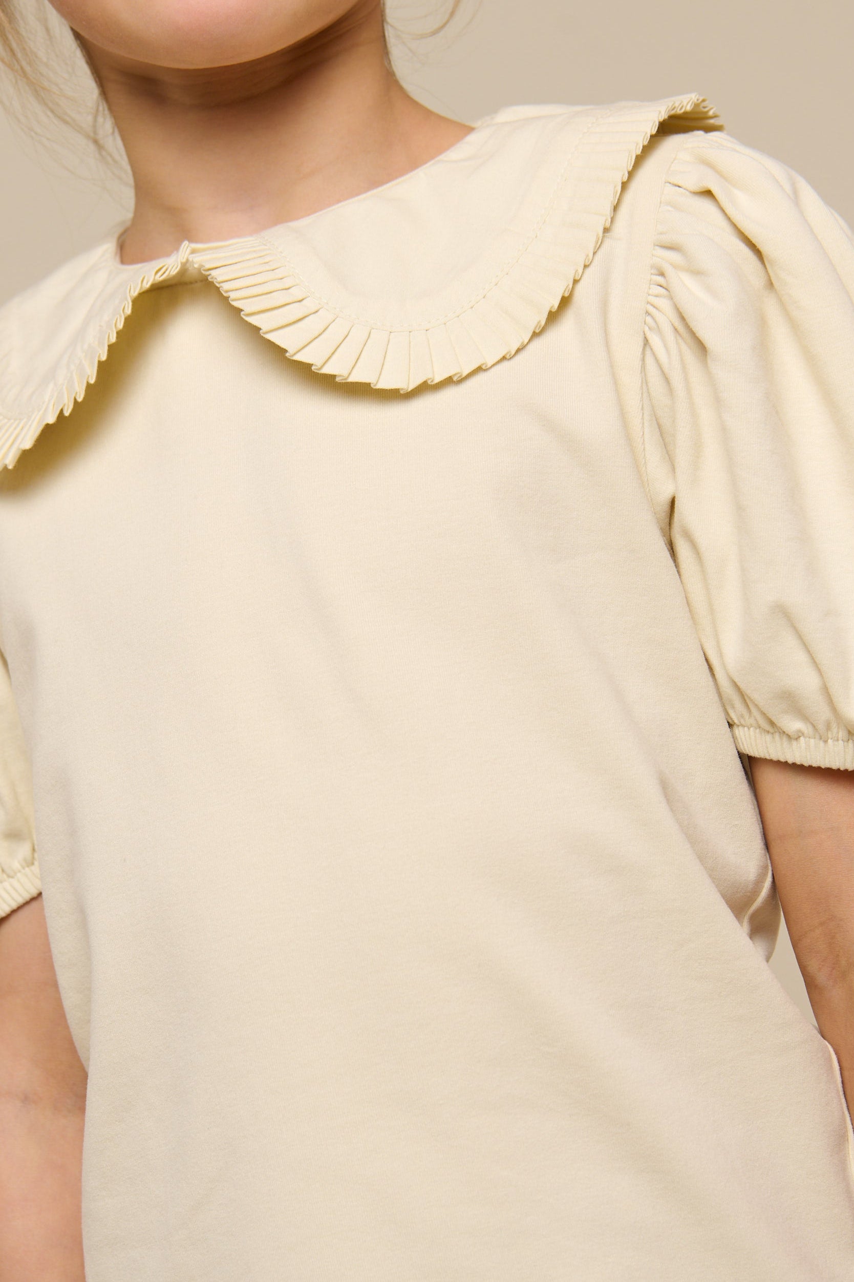 Jersey Blouse with Collar - Tween - OffWhite | 101278 Nini