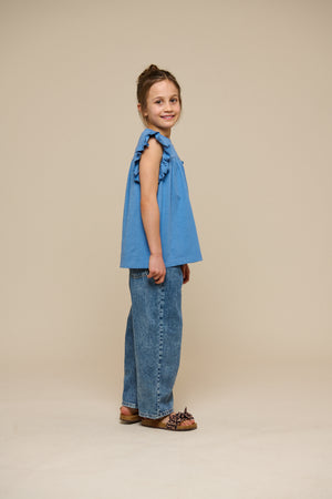 Jersey Blouse - Tween - Blue | 101331 Lucia