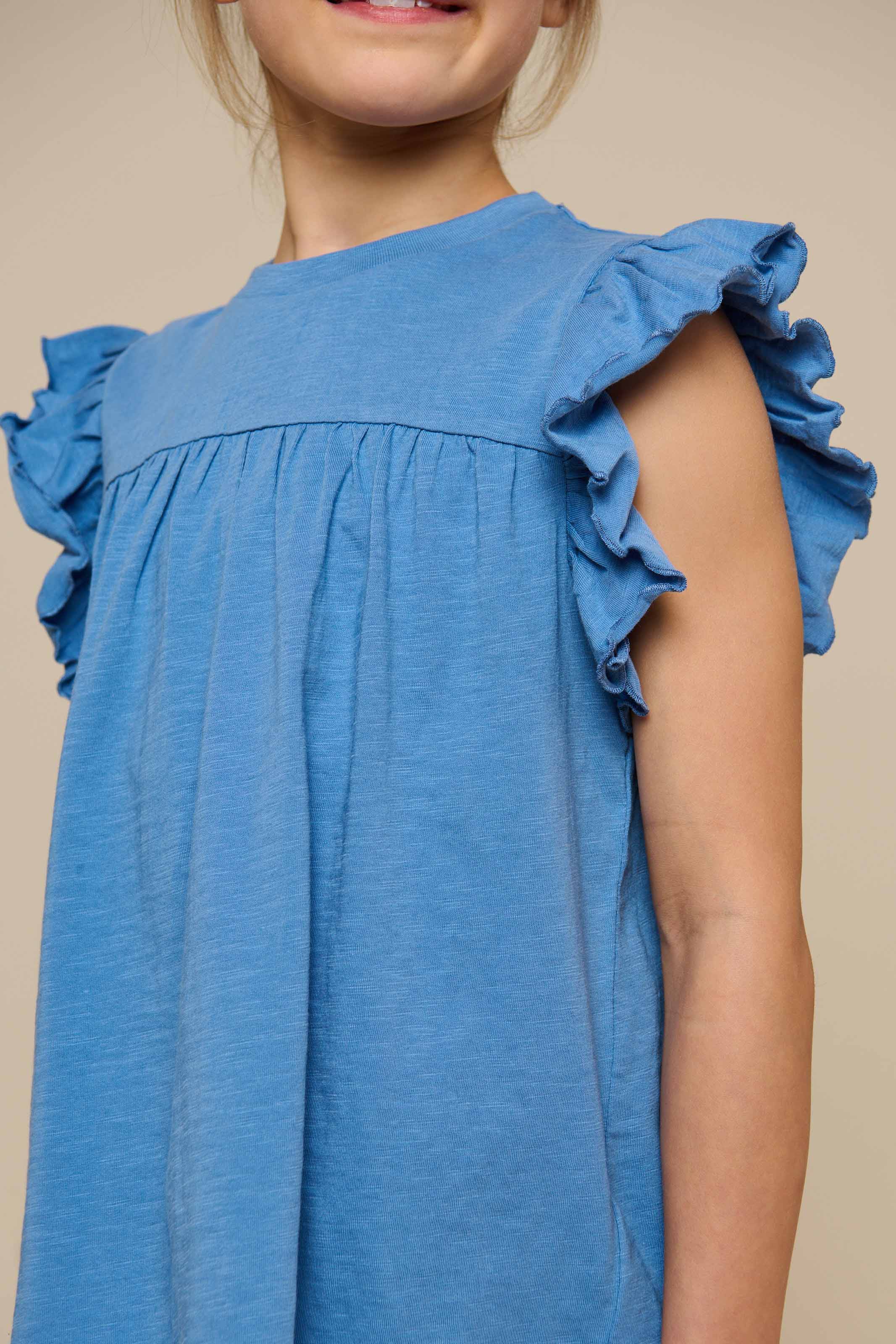 Jersey Blouse - Tween - Blue | 101331 Lucia