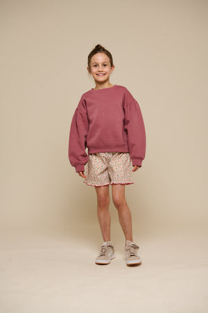 Bow Detail Sweatshirt - Tween - Vintage Red | 100813 Ruth