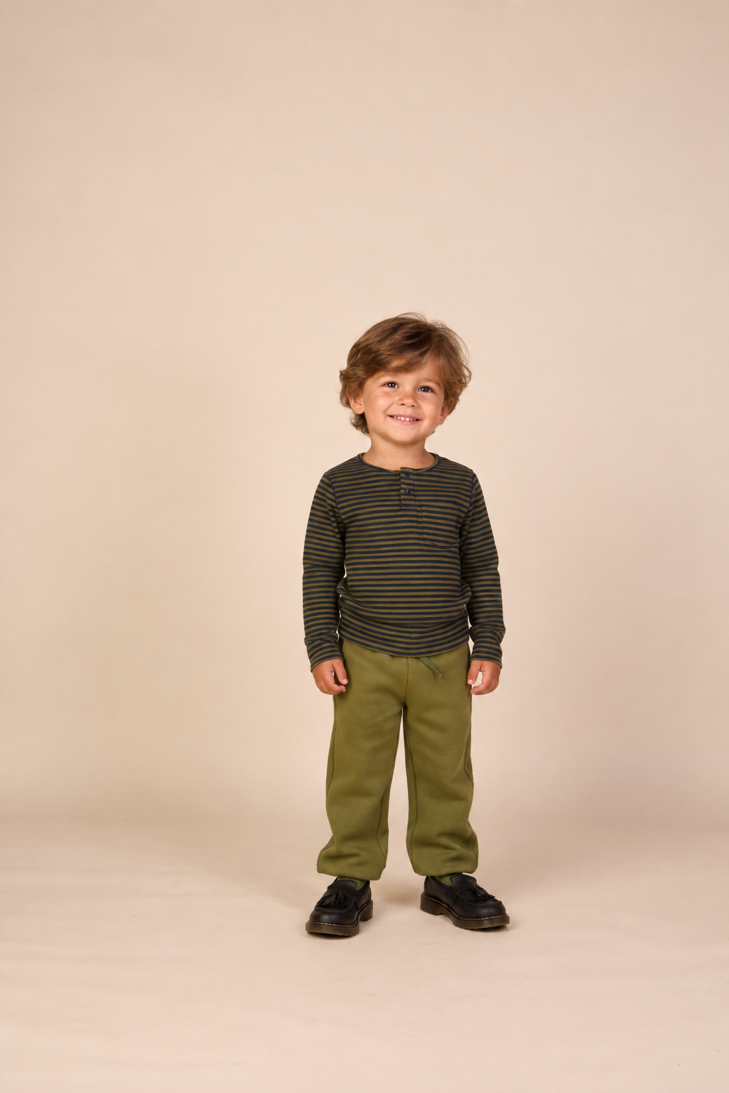 Joggers - Kids - Moss Green | 101587 Andrew
