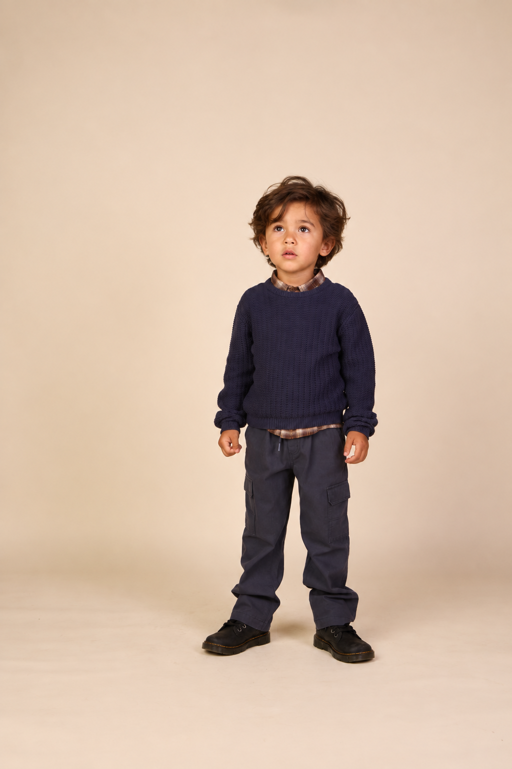 Knit Solid - Kids - Navy | 101281 Brady