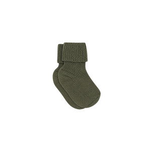 MP Little Wool Rib Socks - Kids - Moss Green | 101728 MP 589