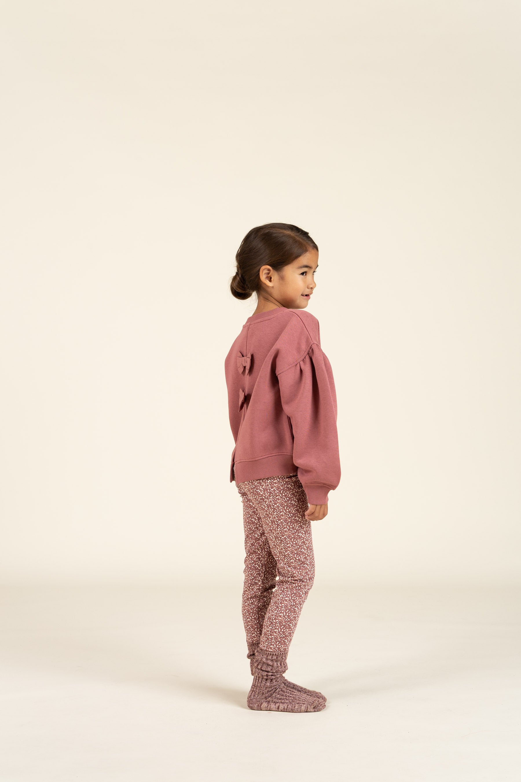 Bow Detail Sweatshirt - Kids - Vintage Red | 100812 Ruth