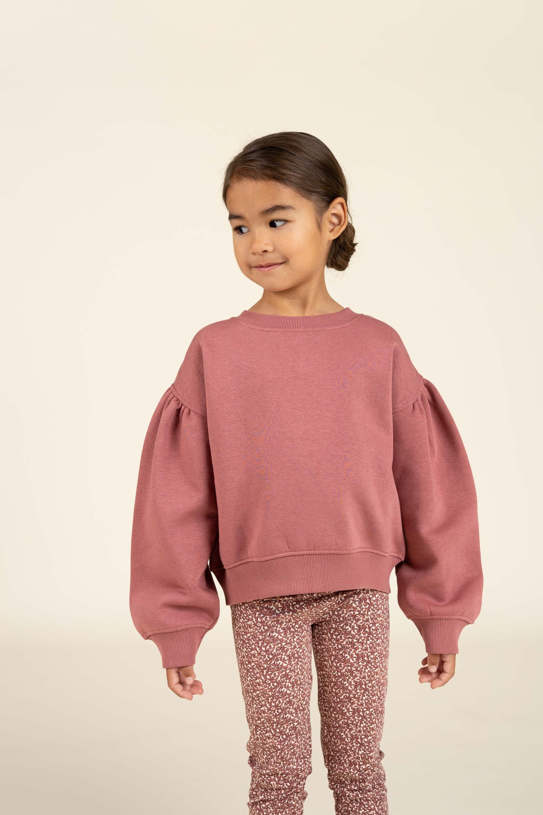 Bow Detail Sweatshirt - Kids - Vintage Red | 100812 Ruth