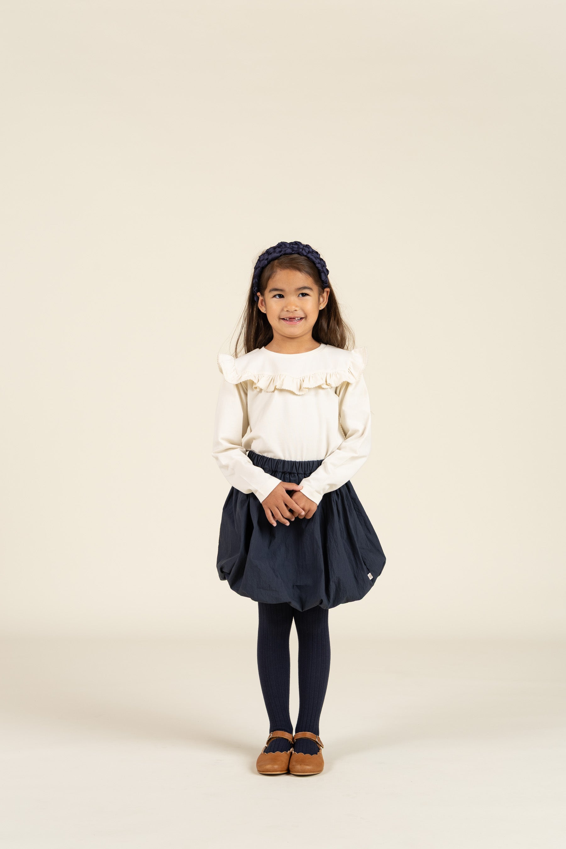 Balloon Skirt - Kids - Navy | 100664 Liliana