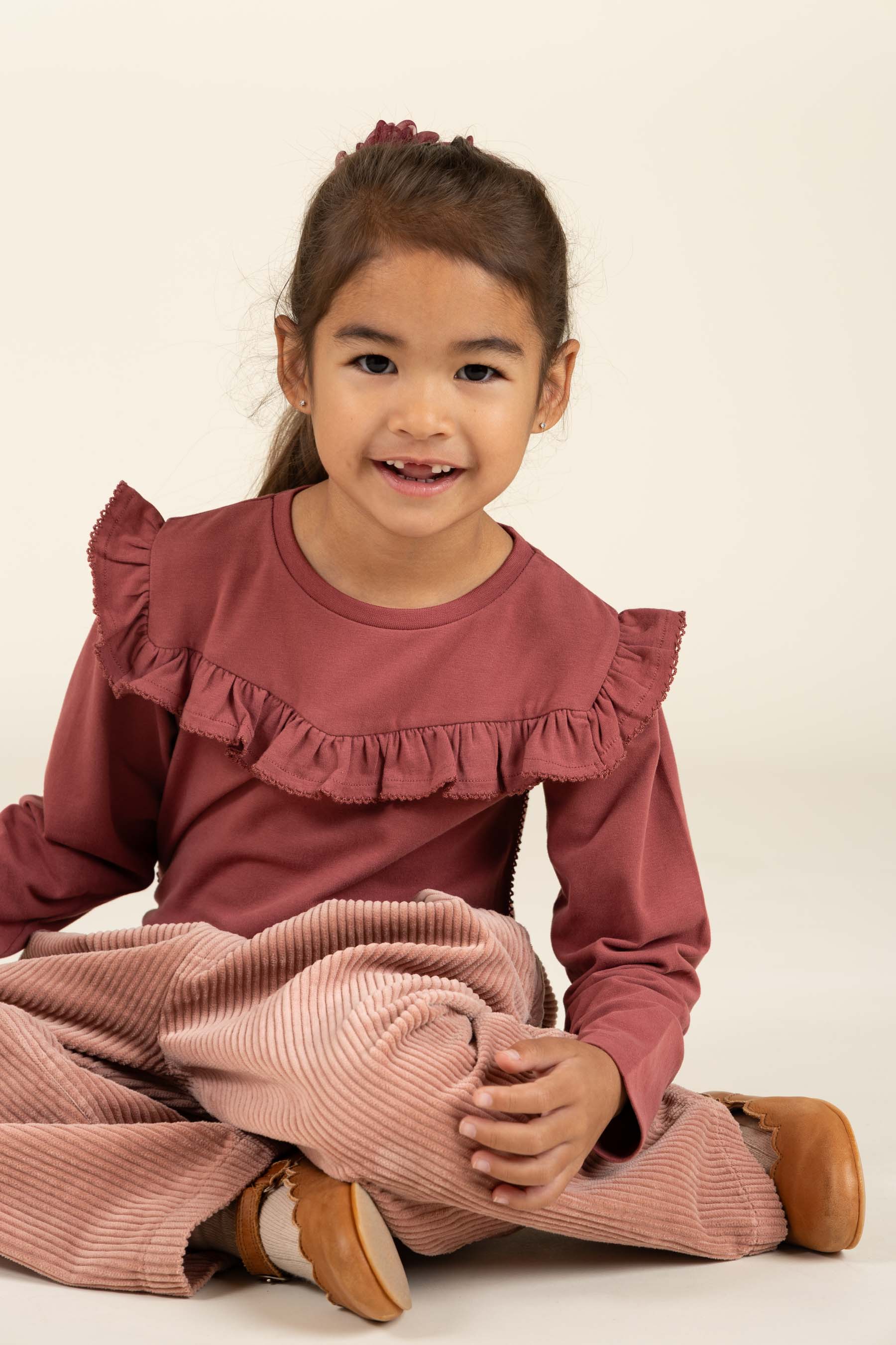 Bold Corduroy Pull-on Trousers - Kids - Rose | 100620 Margot