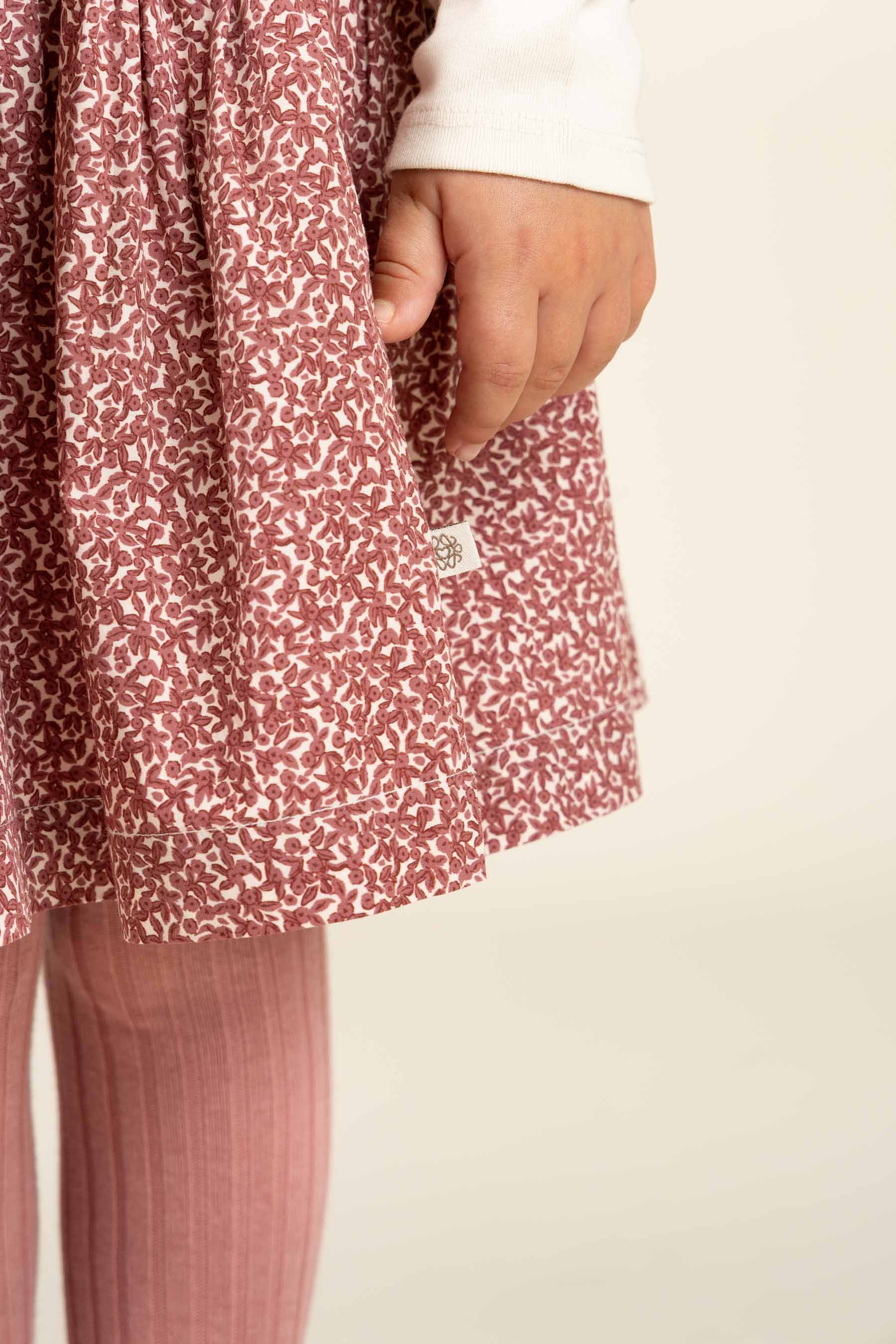 Printed Cotton Poplin Skirt - Kids - Vintage Red | 100796 Allie