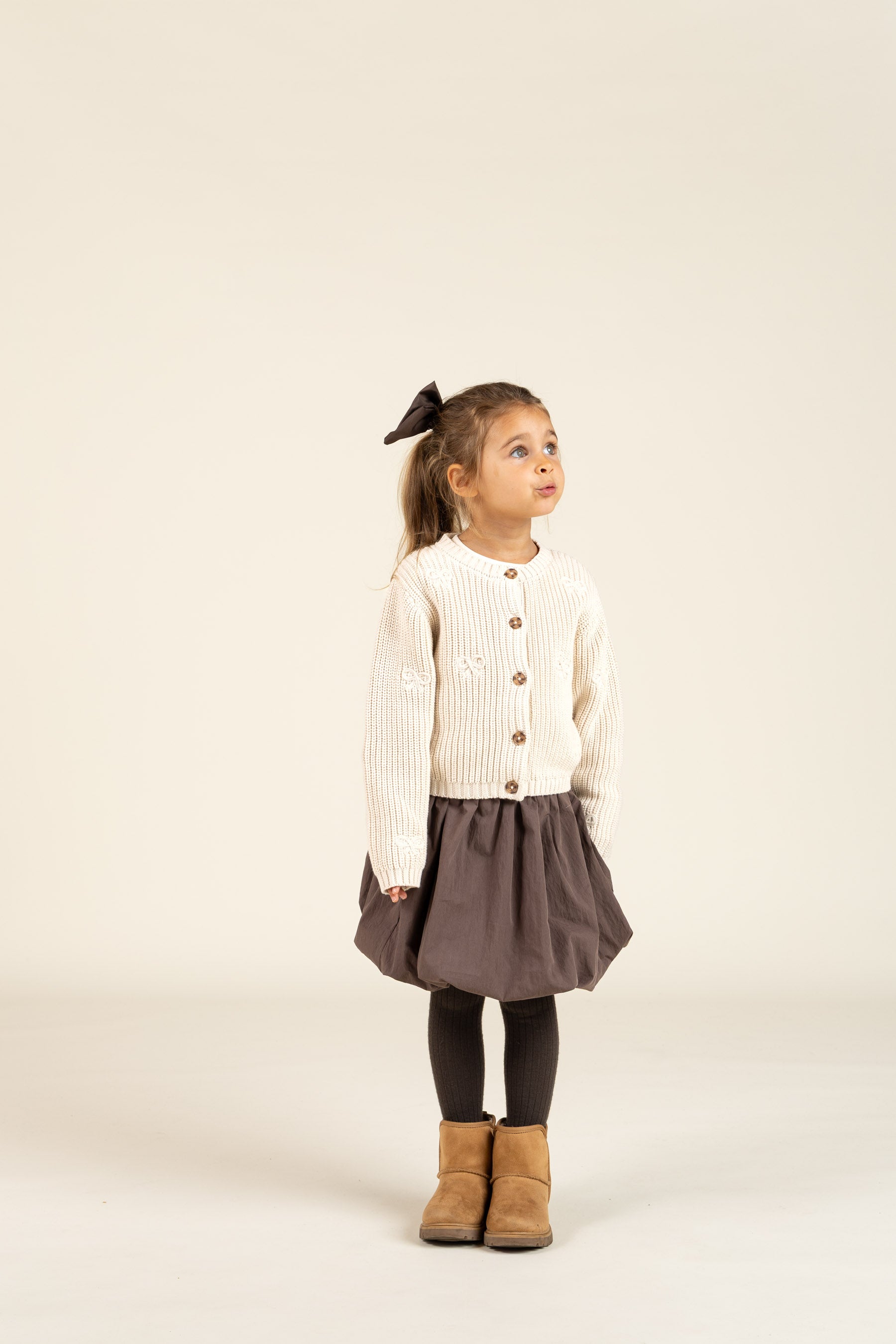 Balloon Skirt - Kids - Chocolate | 100666 Liliana
