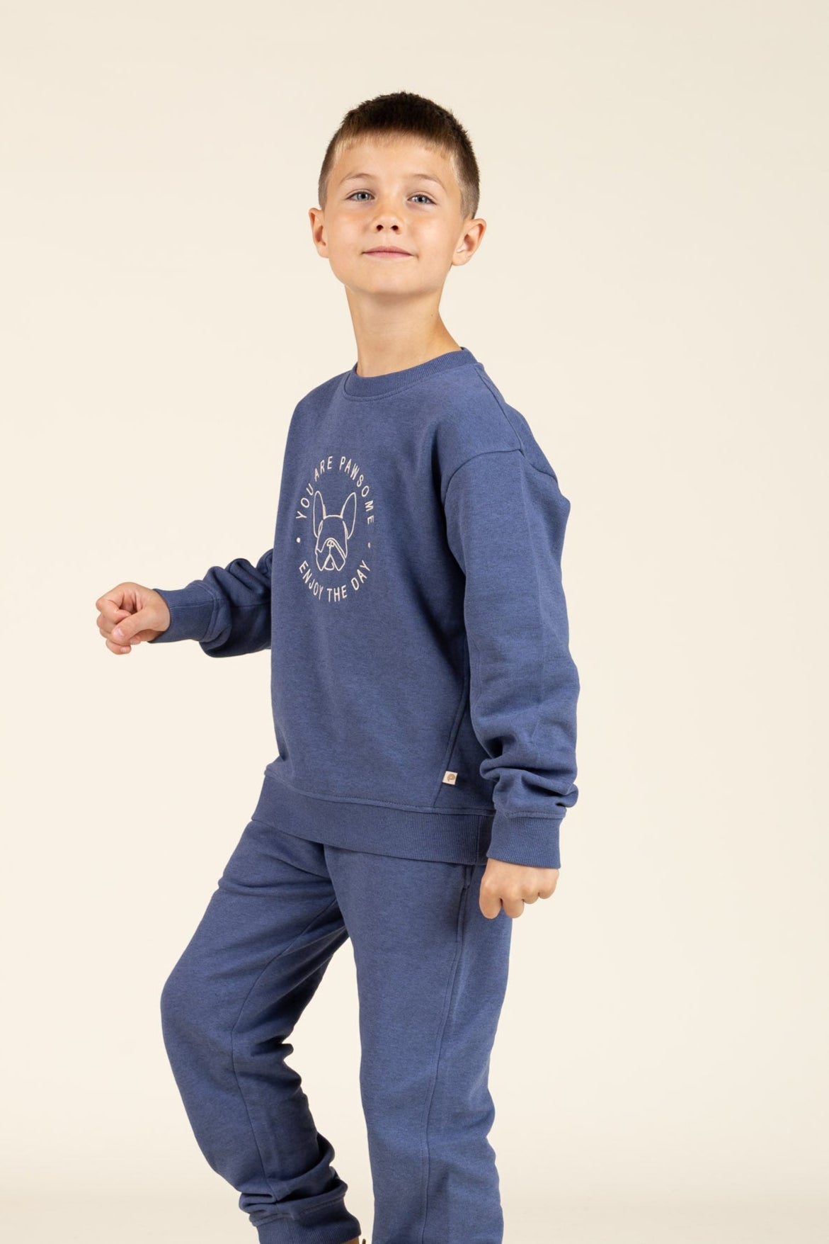 Sweat Pant - Tween - Indigo Blue Melange | 100895 Justin