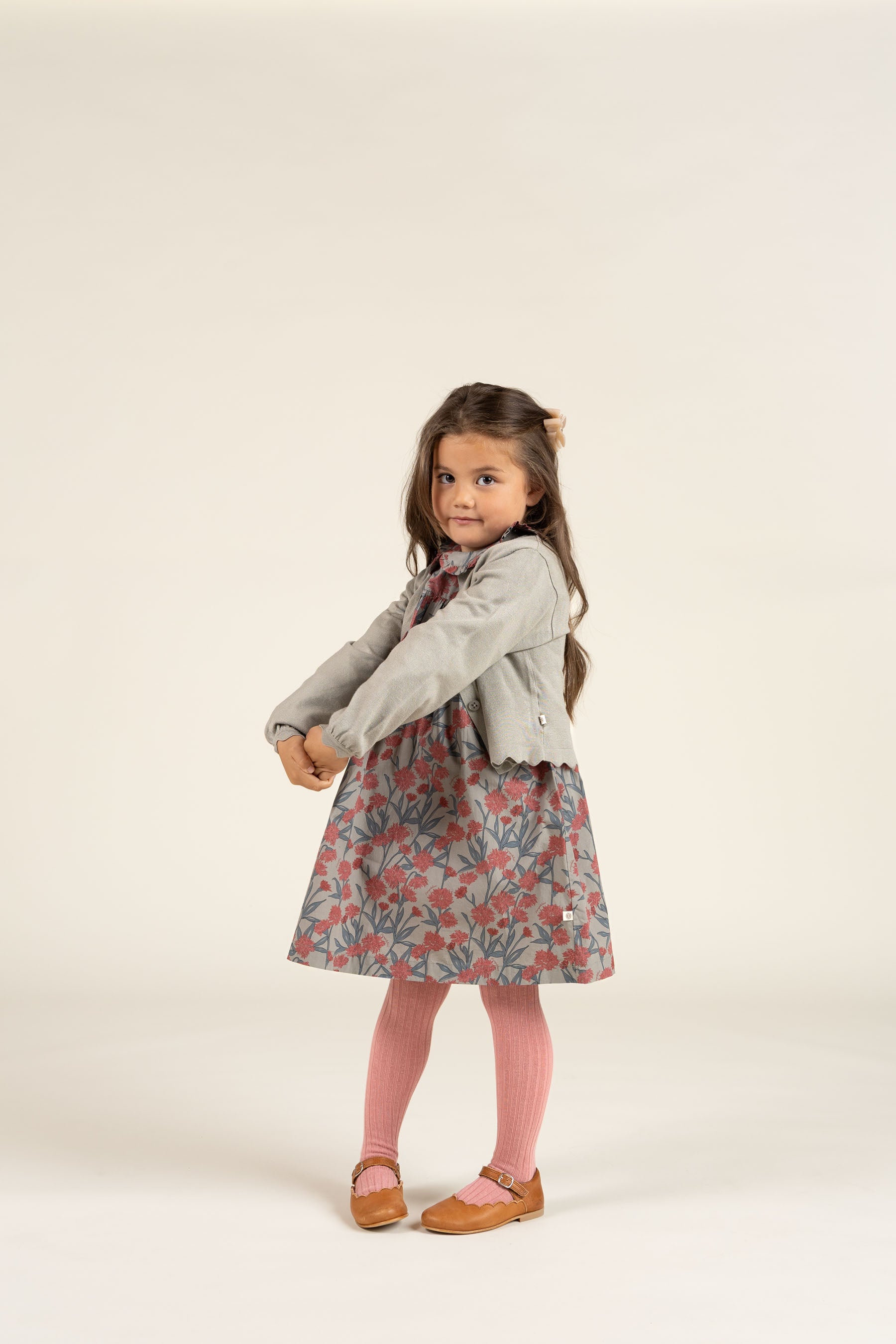 Cardigan - Kids - Dusty Green | 100830 Nicole