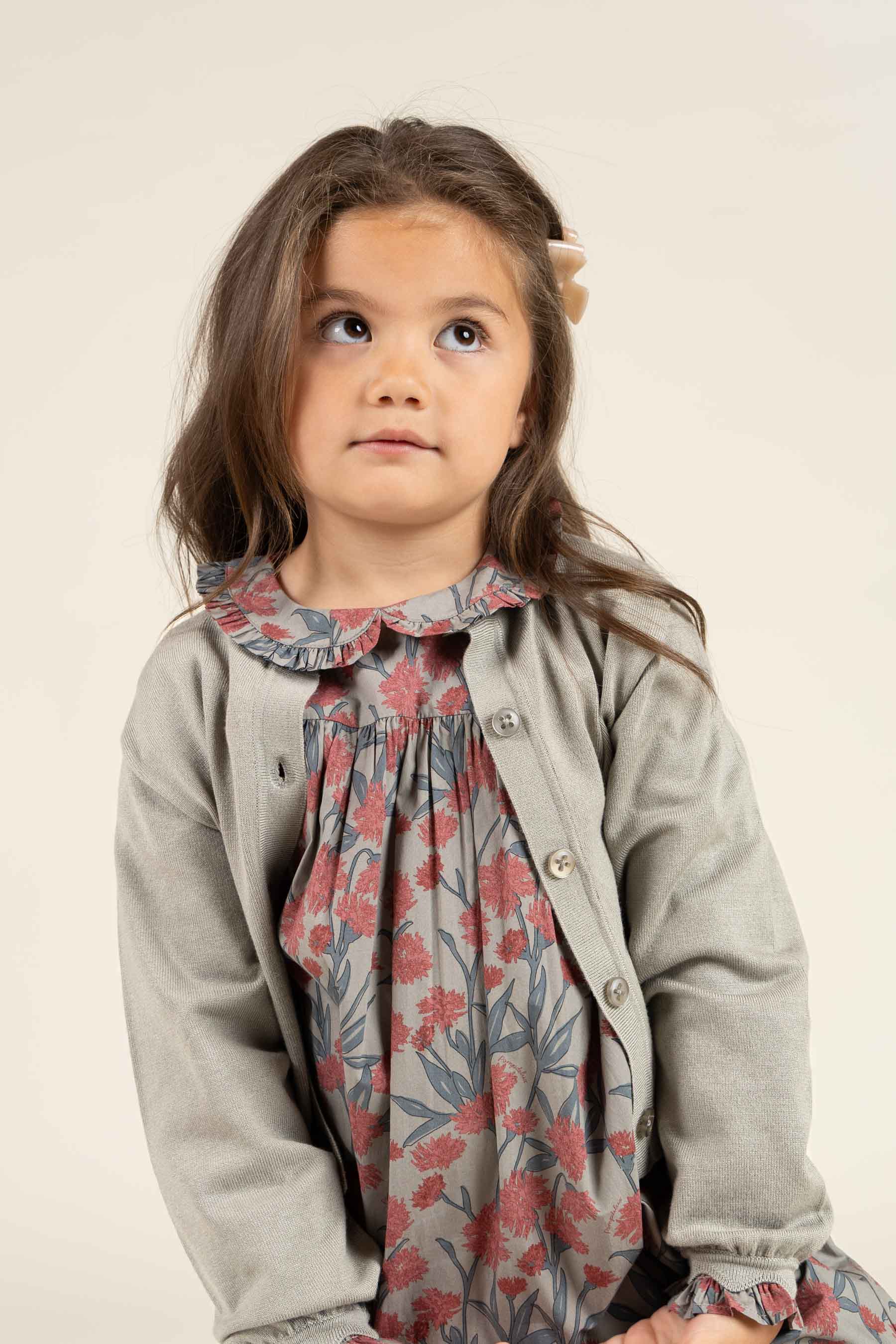 Cardigan - Kids - Dusty Green | 100830 Nicole