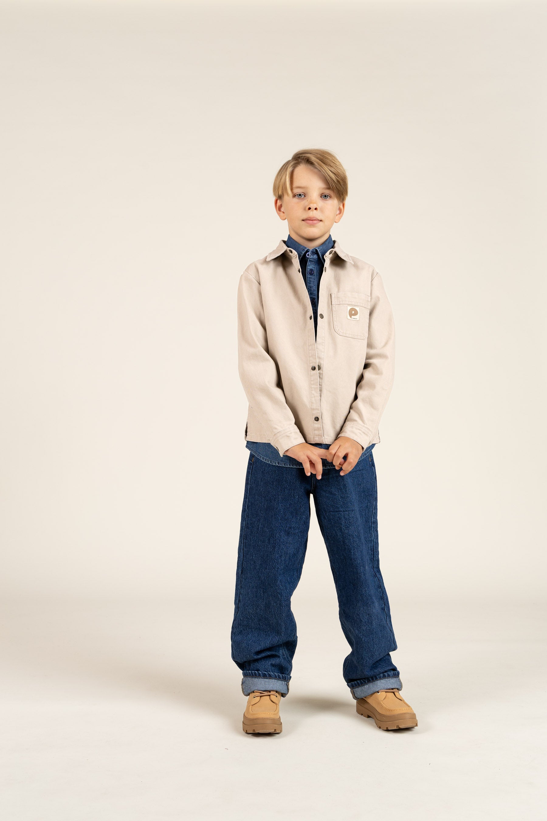 Canvas Overshirt - Tween - Greige | 100344 Dereck