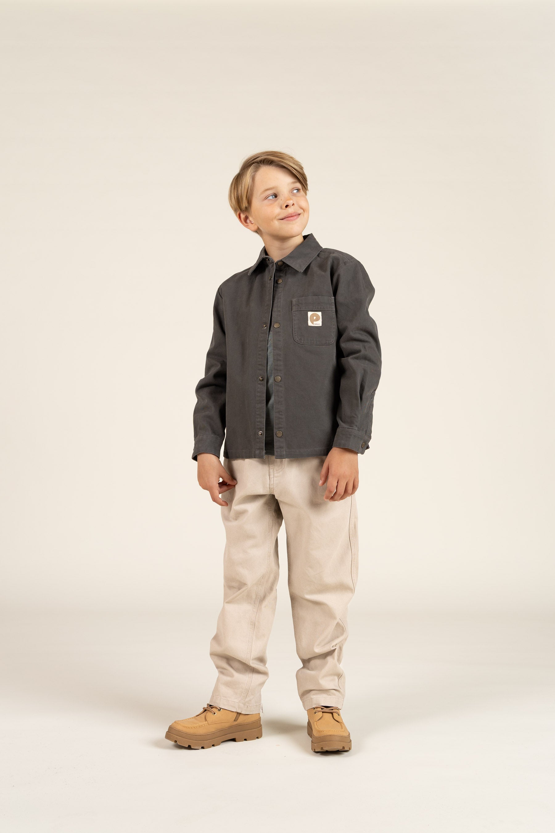 Canvas Overshirt - Tween - Dark Grey | 100346 Dereck