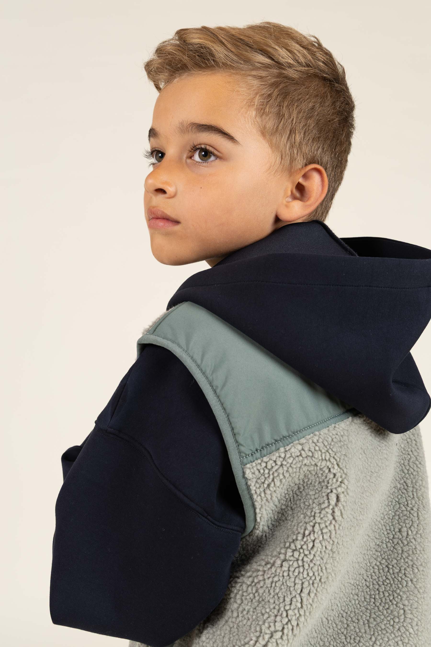 Scuba Zip Hoodie - Tween - Dark Navy | 100640 Liam